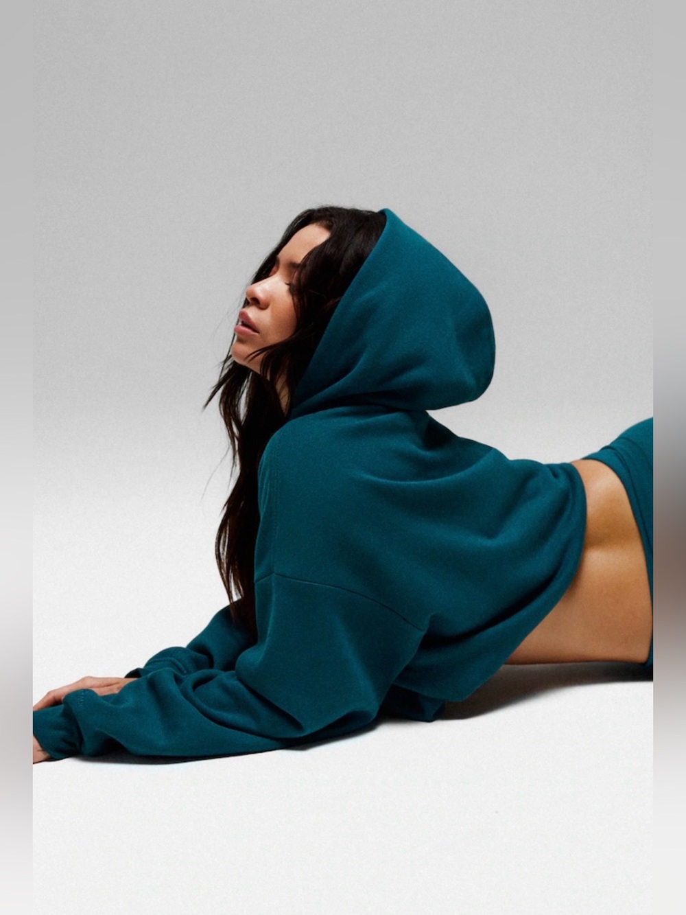 NWT Garage UltraFleece Hoodie in Teal Tease Sz S/M